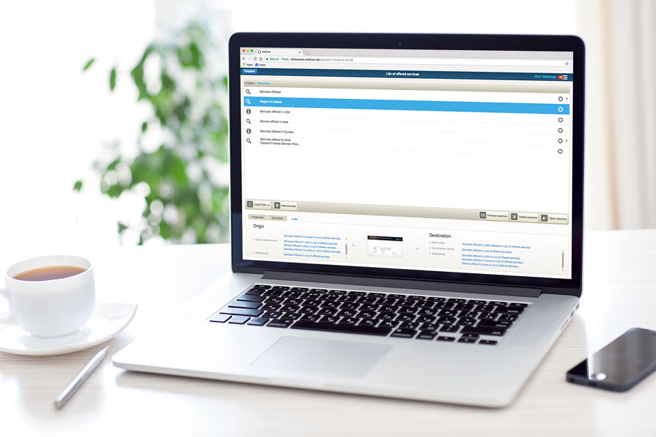 With Mohive you can easily design and deliver custom content modules