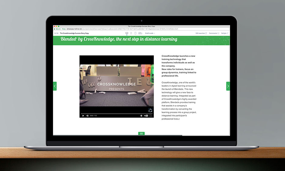 Mohive let's you use all of your available resources to create immersive training modules.