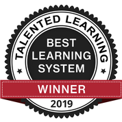 Talented Learning winner badge for Best Learning System