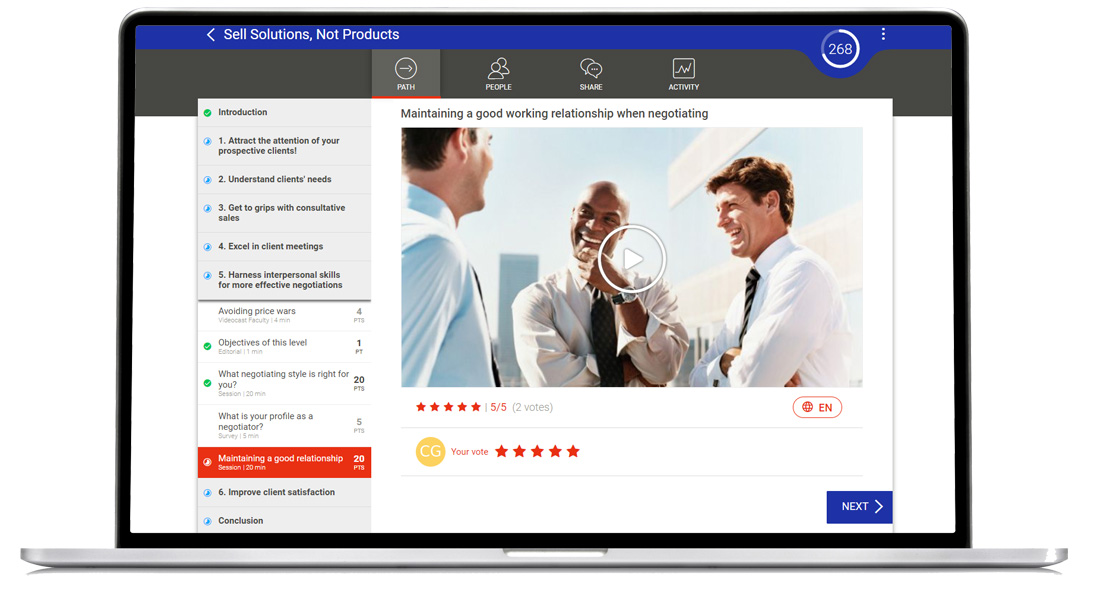 CKBlend-Interface serving both macro and spaced micro learning needs